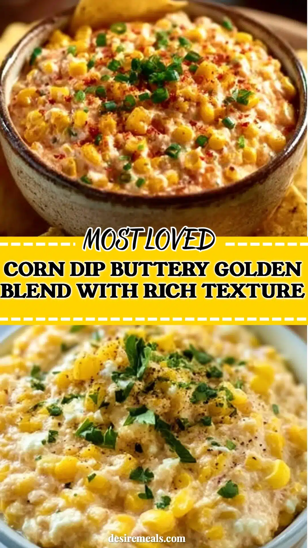 Corn Dip Buttery Golden Blend with Rich Texture
