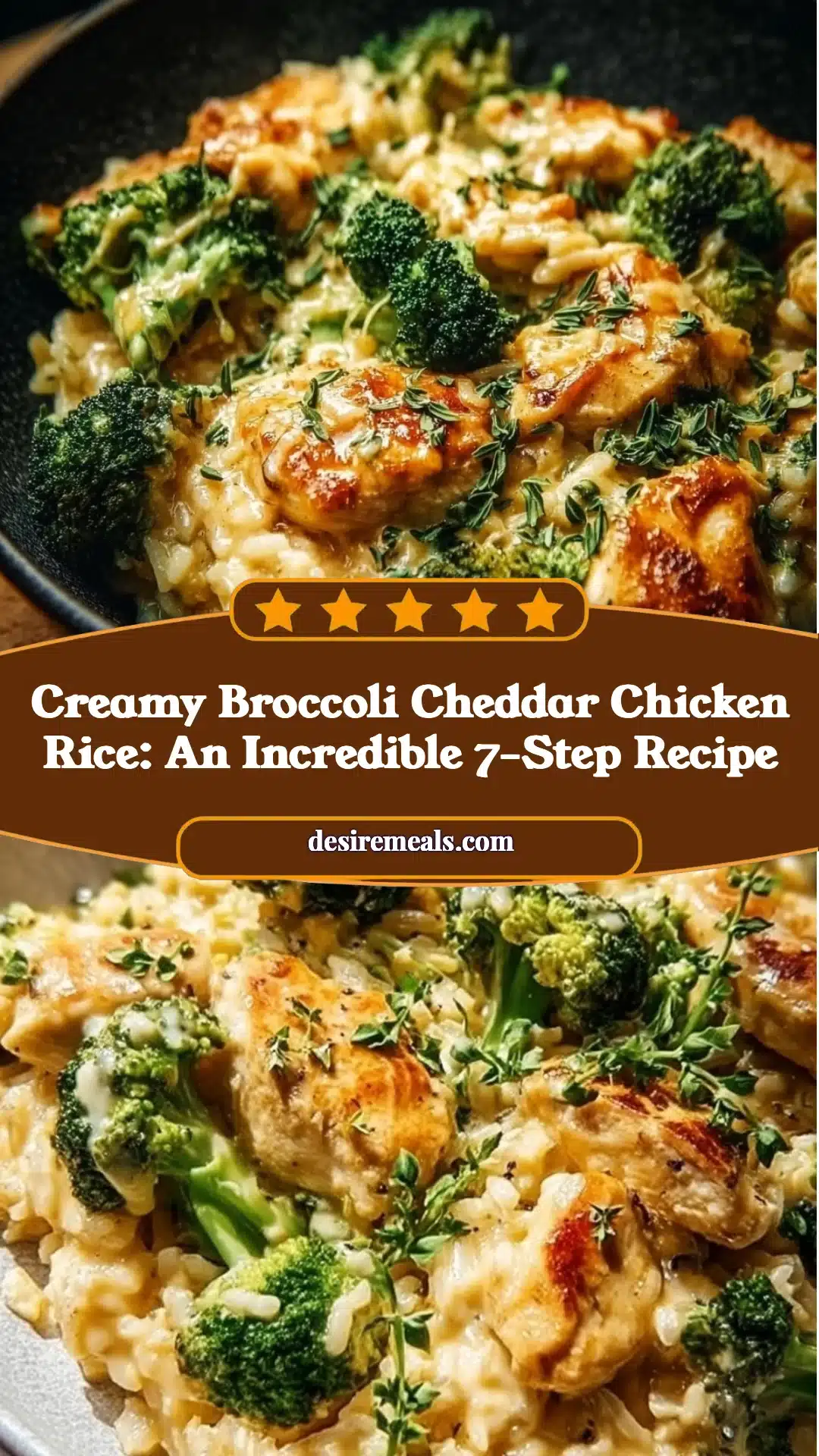 Creamy Broccoli Cheddar Chicken Rice: An Incredible 7-Step Recipe