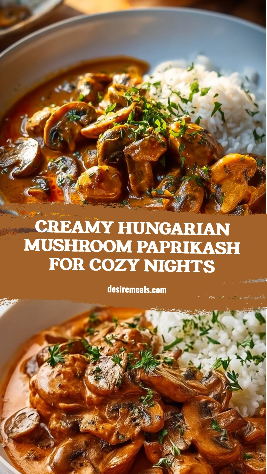 Creamy Hungarian Mushroom Paprikash for Cozy Nights