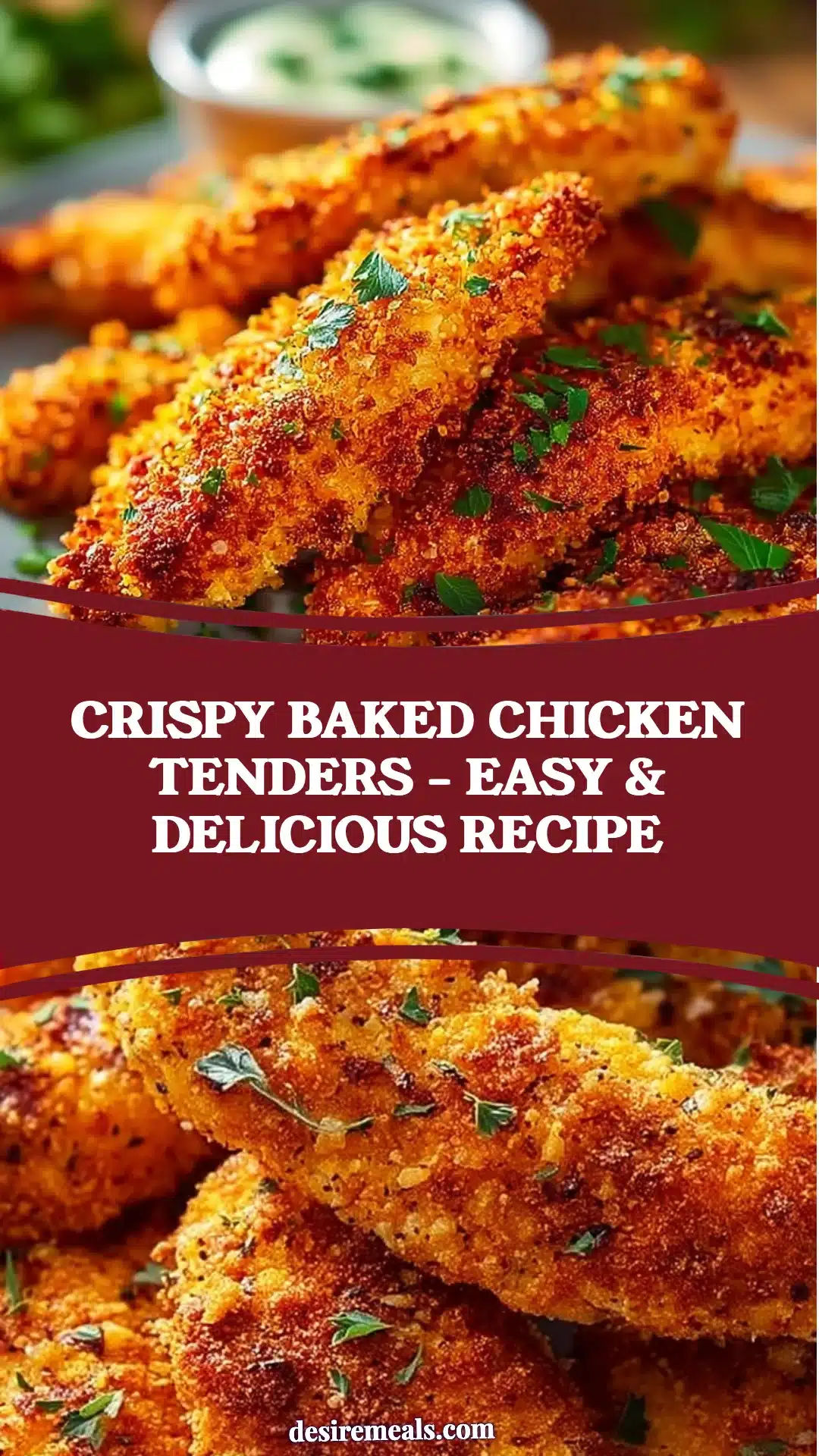 Crispy Baked Chicken Tenders - Easy & Delicious Recipe
