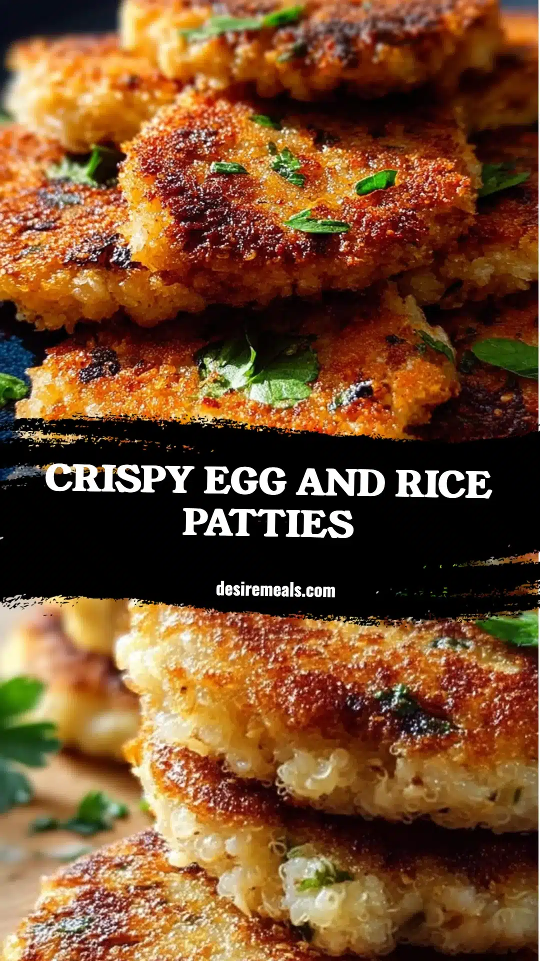 Crispy Egg and Rice Patties