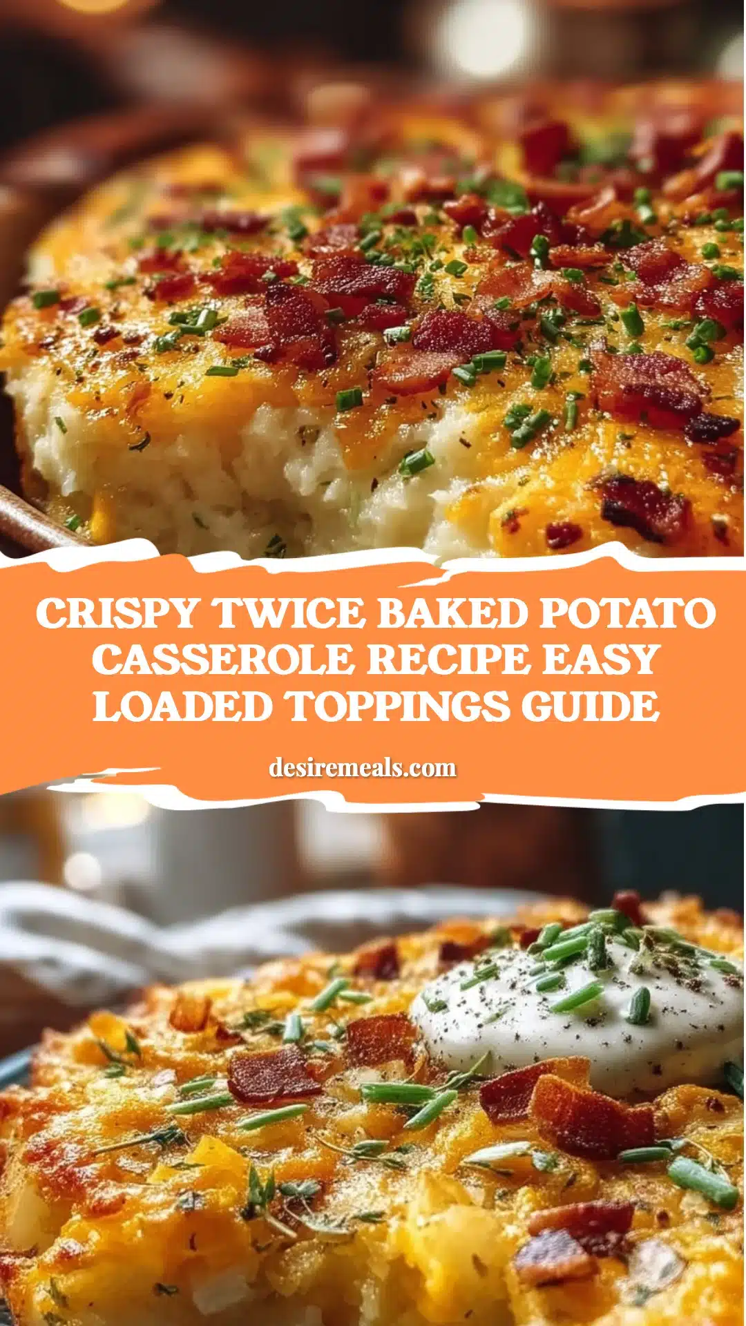Crispy Twice Baked Potato Casserole Recipe Easy Loaded Toppings Guide