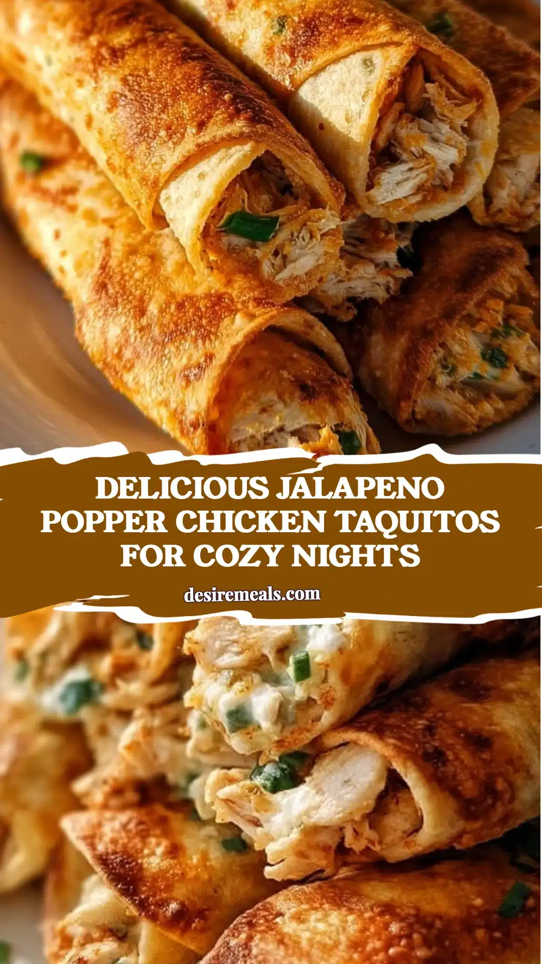 Delicious Jalapeno Popper Chicken Taquitos for Cozy Nights