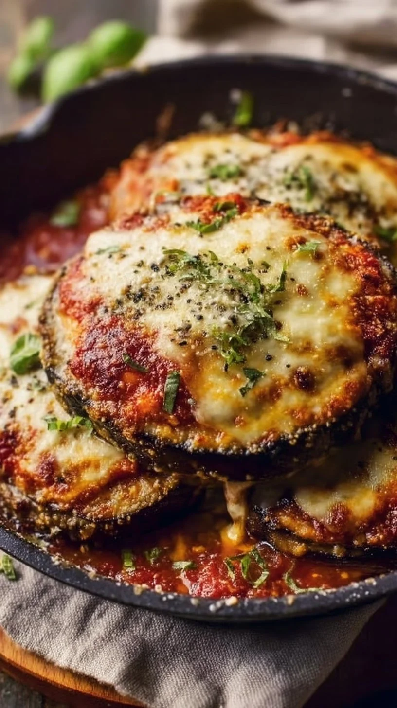 Easy Baked Eggplant Parmesan
