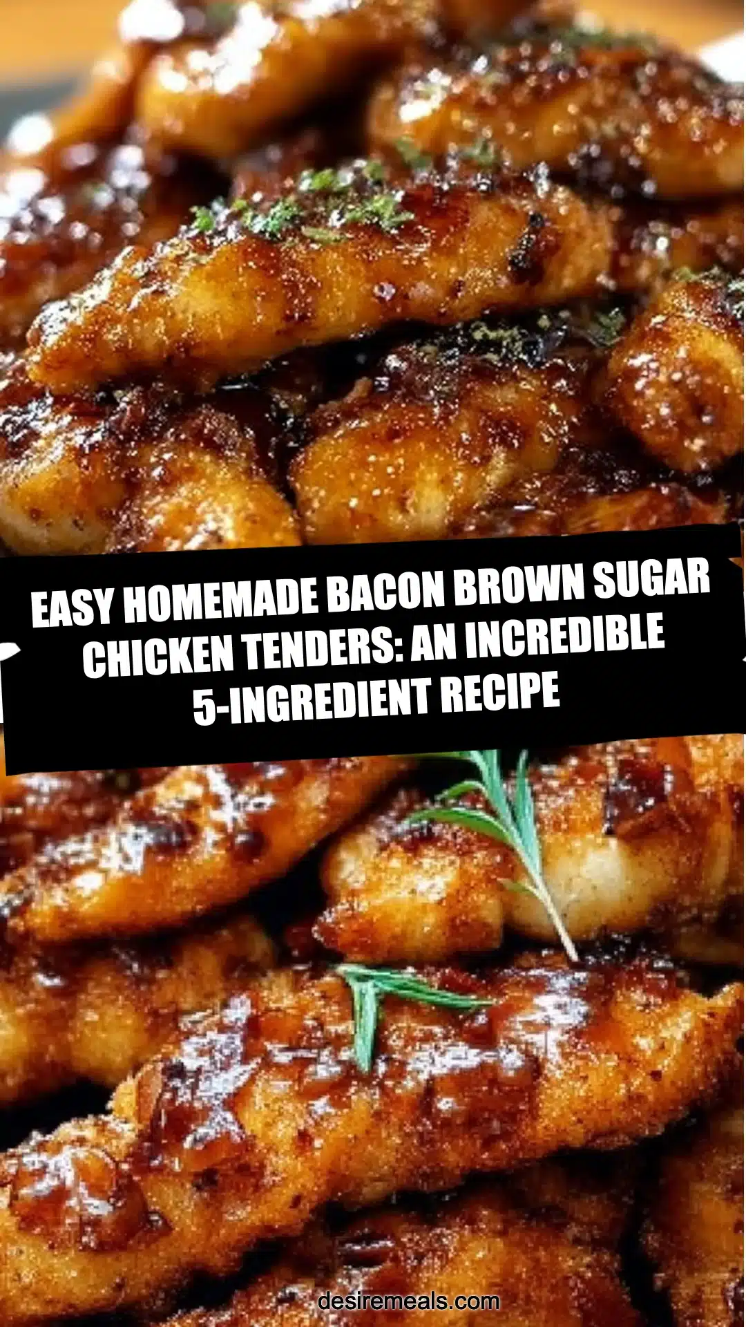 Easy Homemade Bacon Brown Sugar Chicken Tenders: An Incredible 5-Ingredient Recipe