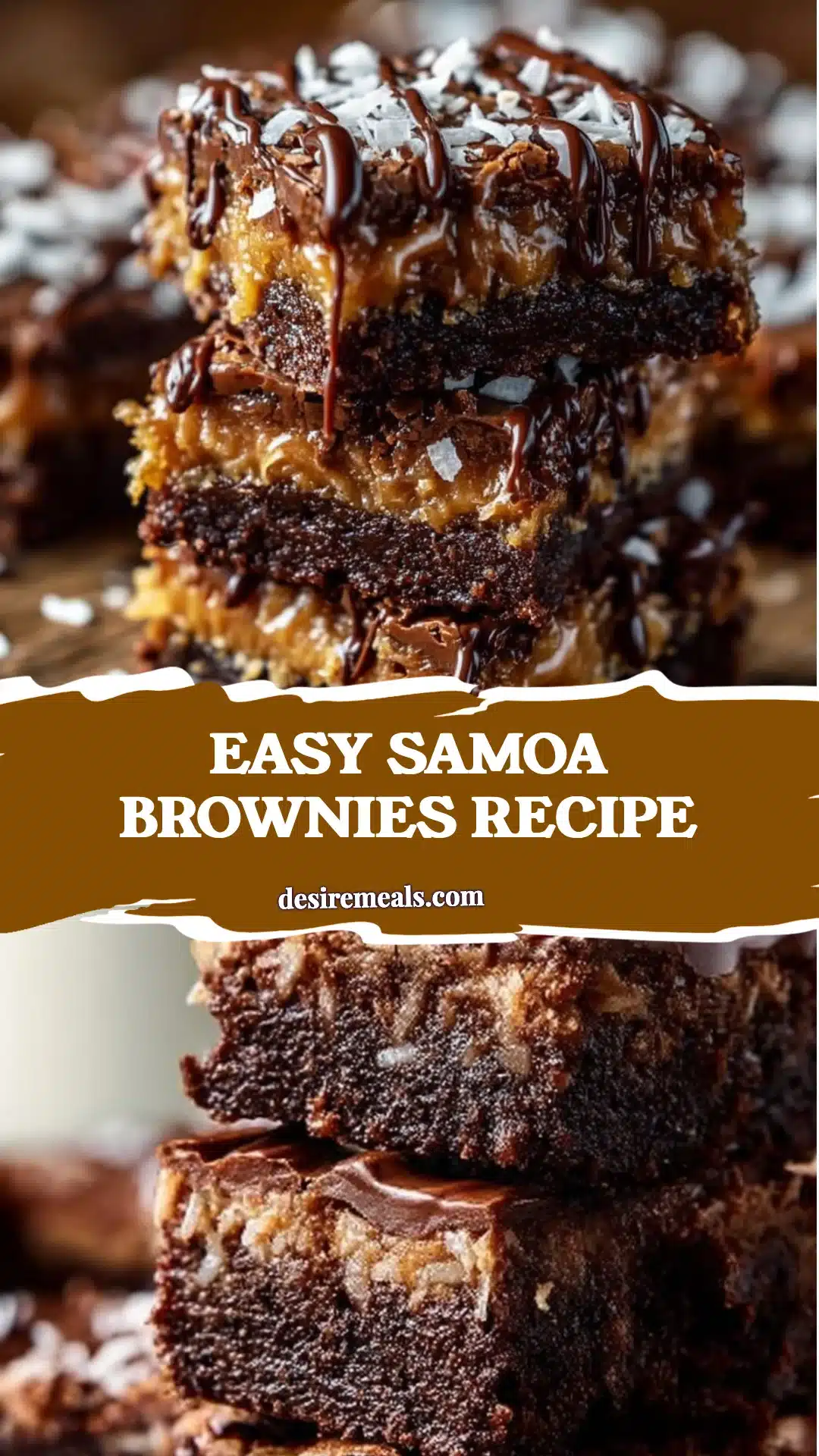 Easy Samoa Brownies Recipe