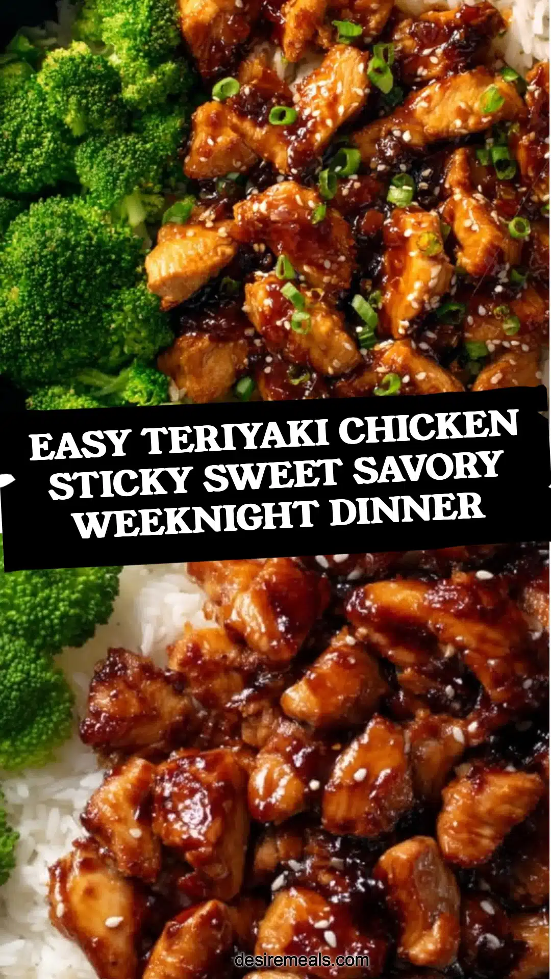 Easy Teriyaki Chicken Sticky Sweet Savory Weeknight Dinner