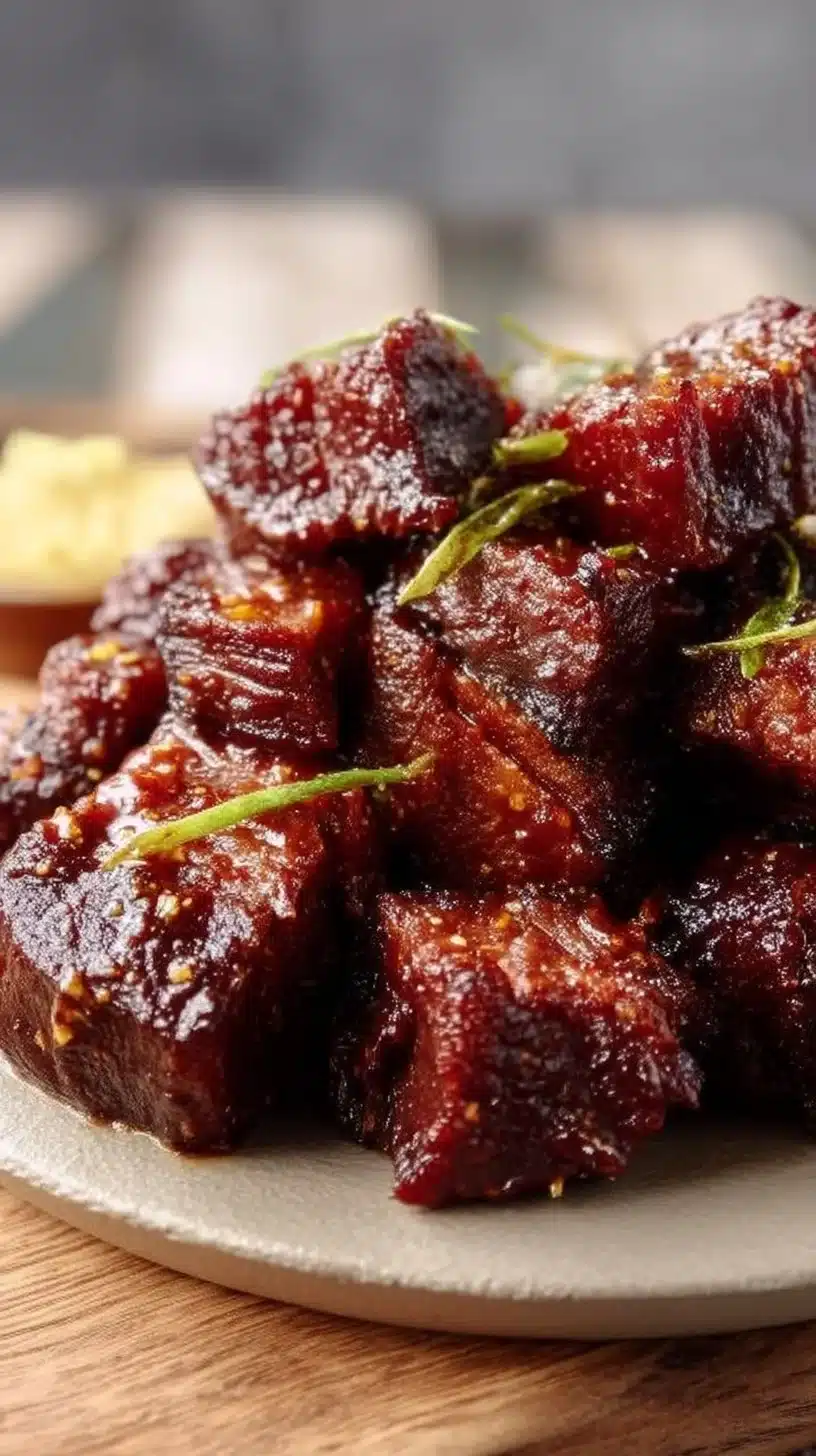 Flavorful Smoked Brisket Burnt Ends Recipe with Sweet Tangy BBQ Glaze