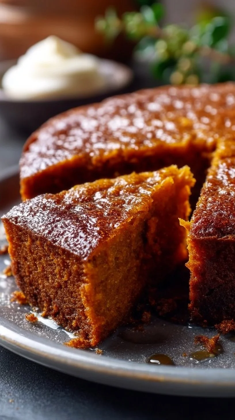 Flourless Sweet Potato Ginger Cake