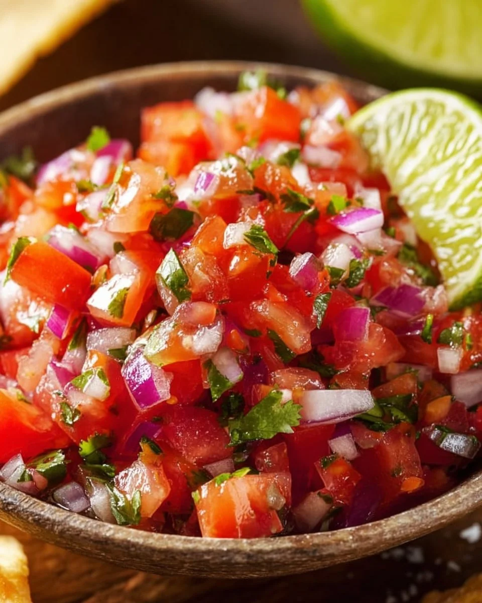 Fresh tomato salsa served with bright pico de gallo for a zesty flavor