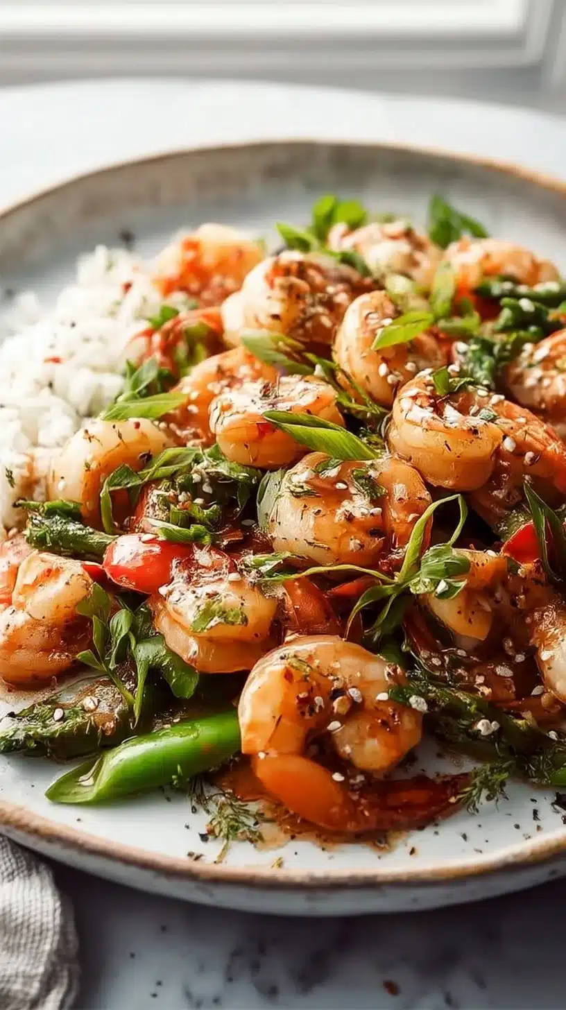 Garlic Shrimp Stir Fry