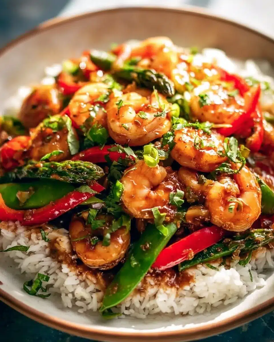 Garlic Shrimp Stir Fry