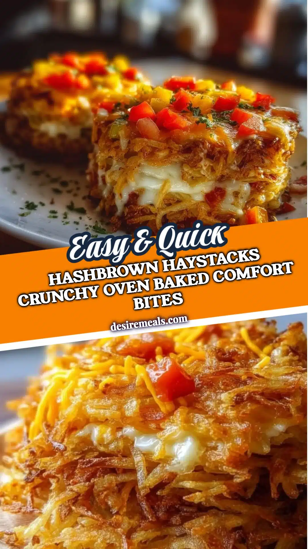 Hashbrown Haystacks Crunchy Oven Baked Comfort Bites