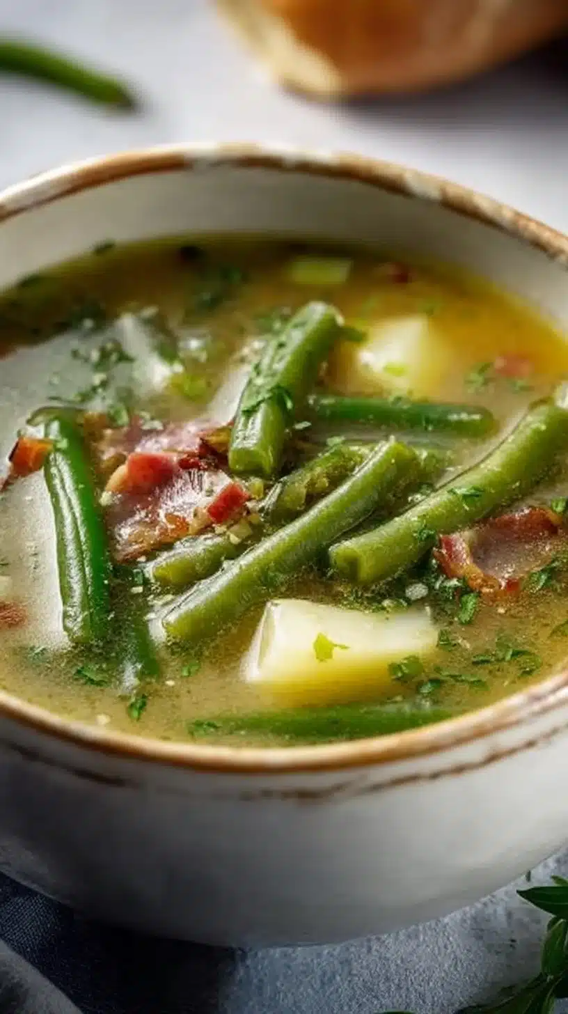 Hearty German Green Bean Soup to Warm Your Soul