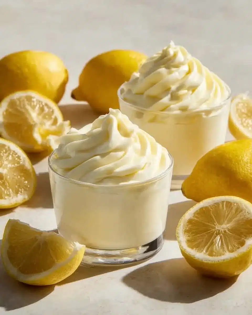 High Protein Lemon Cottage Cheese Pudding