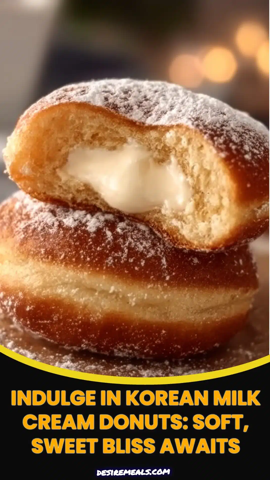 Indulge in Korean Milk Cream Donuts: Soft, Sweet Bliss Awaits
