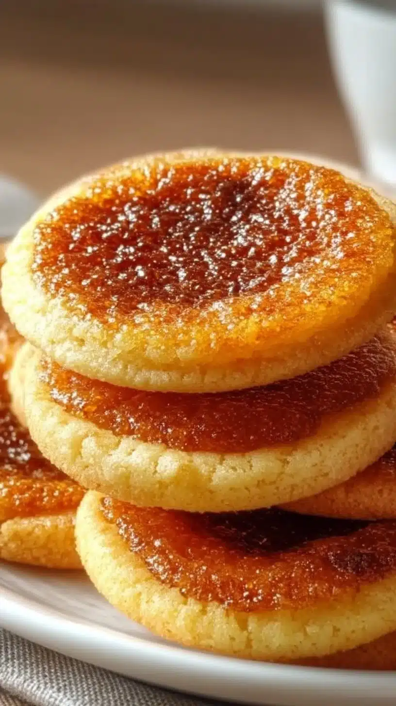 Irresistible Crème Brûlée Cookies
