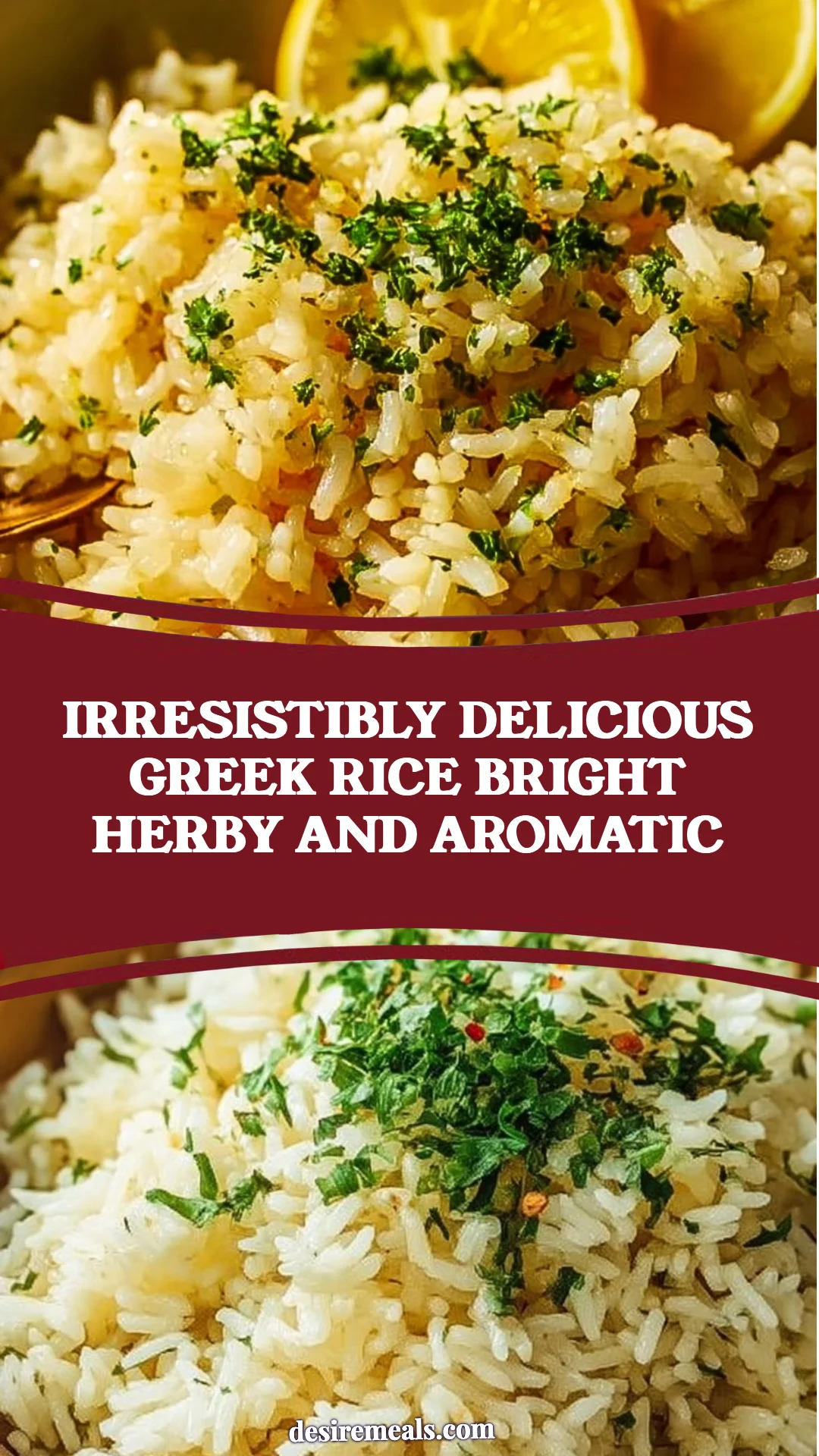 Irresistibly Delicious Greek Rice Bright Herby and Aromatic