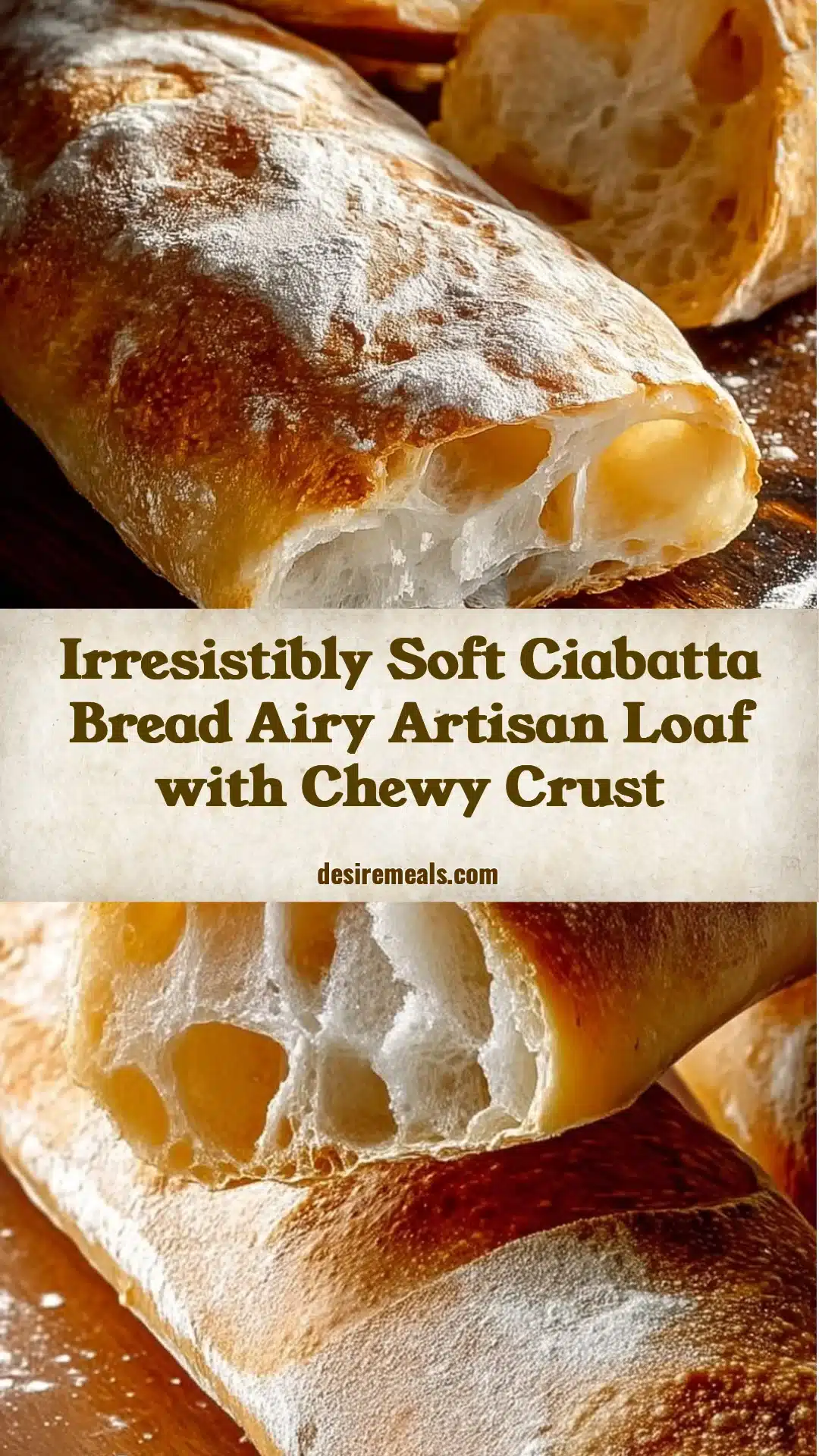 Irresistibly Soft Ciabatta Bread Airy Artisan Loaf with Chewy Crust