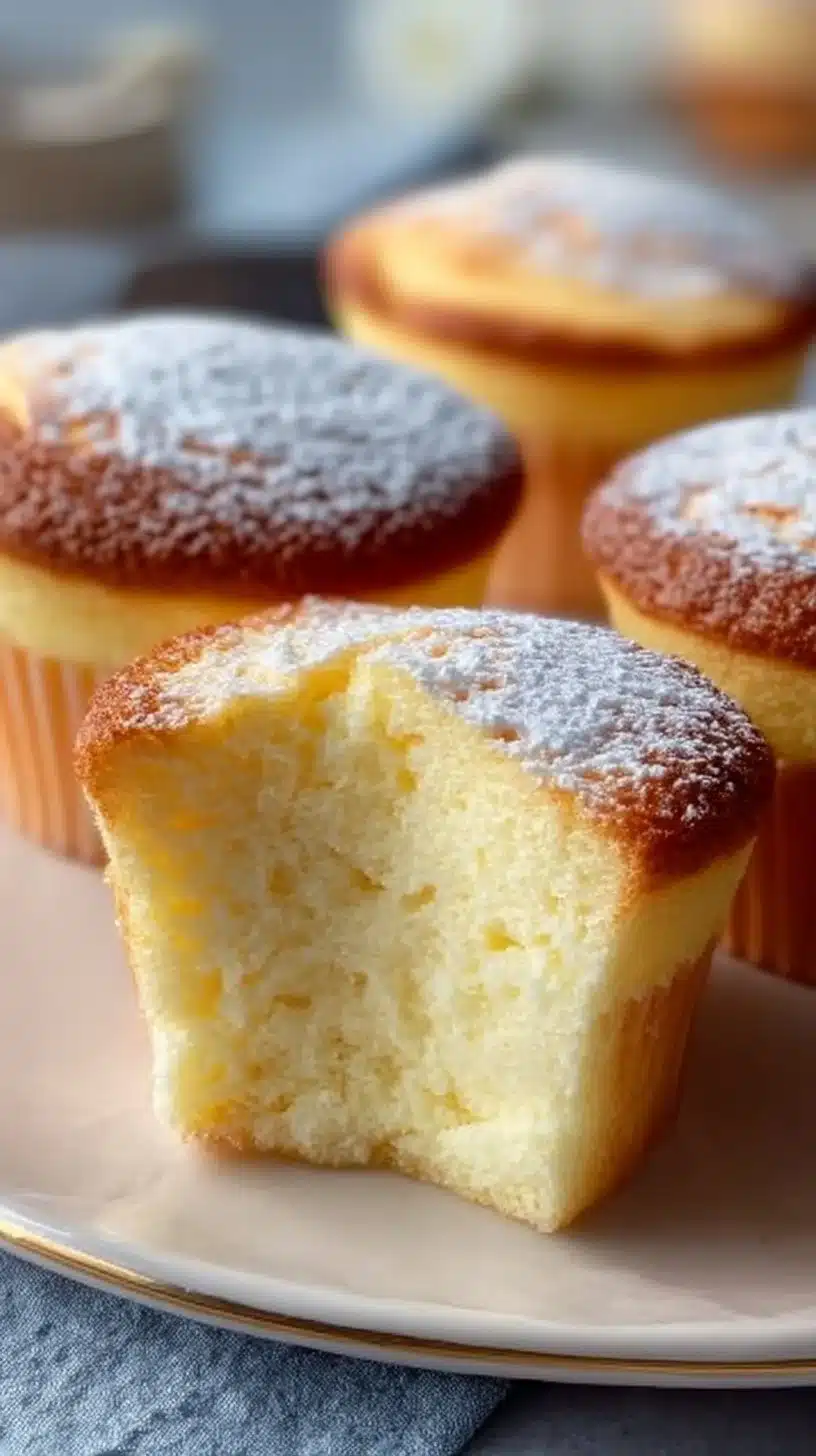 Japanese Cotton Cheesecake Cupcakes