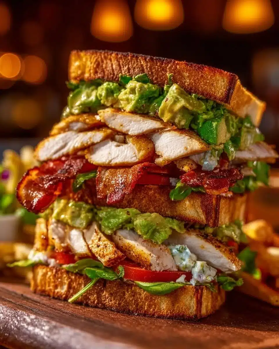 Loaded Chicken Club Sandwich