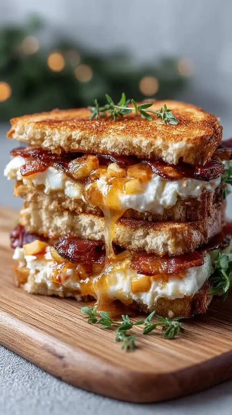 Maple Bacon Apple Grilled Cheese