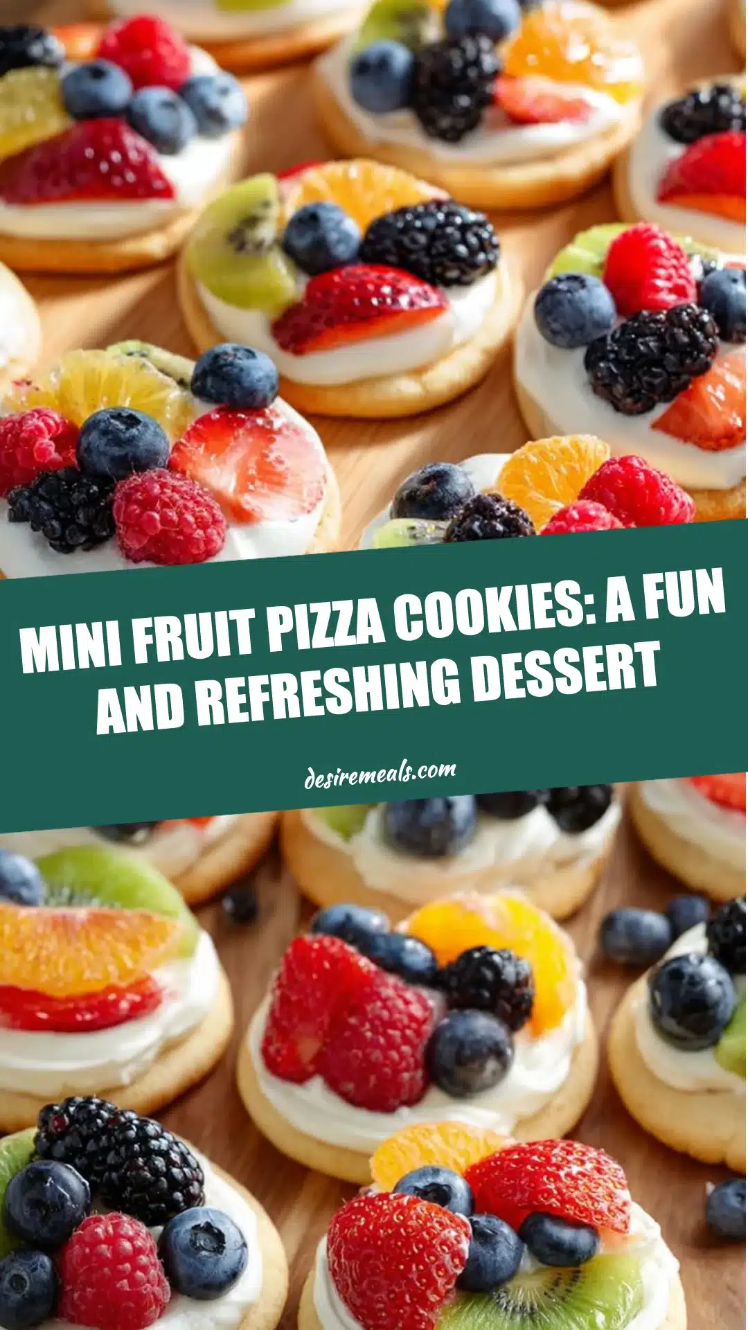 Mini Fruit Pizza Cookies: A Fun and Refreshing Dessert