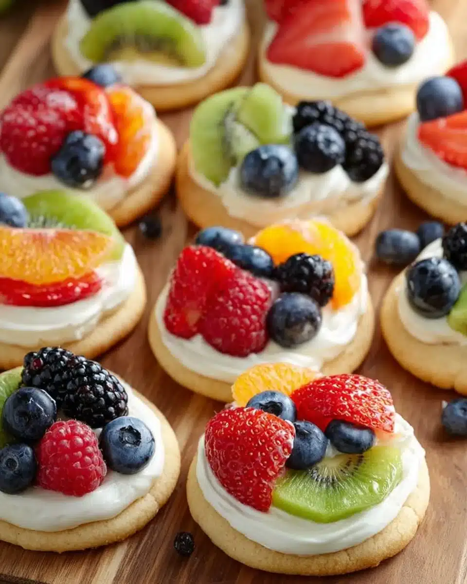 Mini Fruit Pizza Cookies: A Fun and Refreshing Dessert