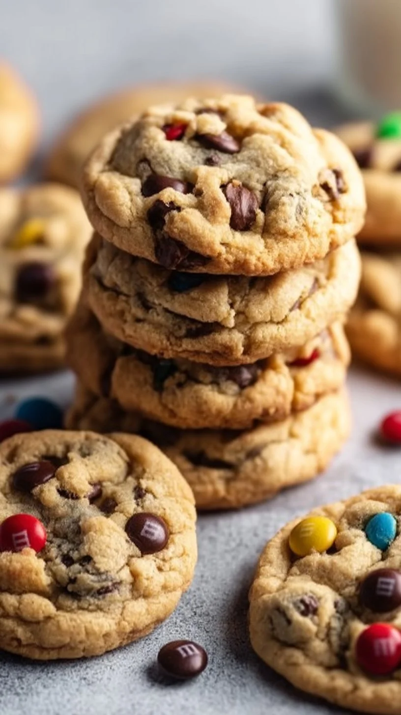 M&M Chocolate Chip Cookies