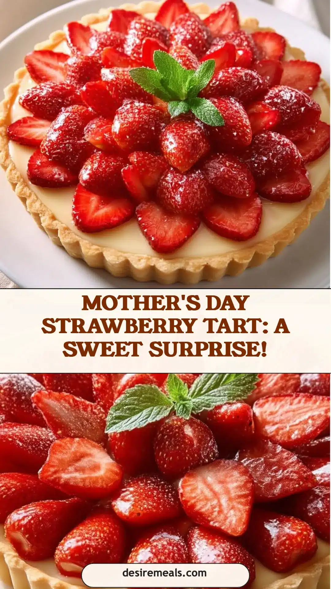 Mother's Day Strawberry Tart: A Sweet Surprise!