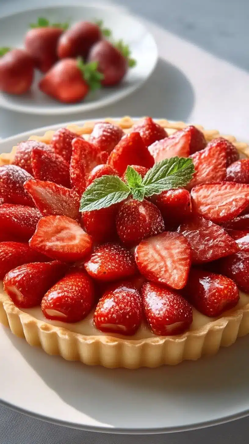 Mother's Day Strawberry Tart: A Sweet Surprise!
