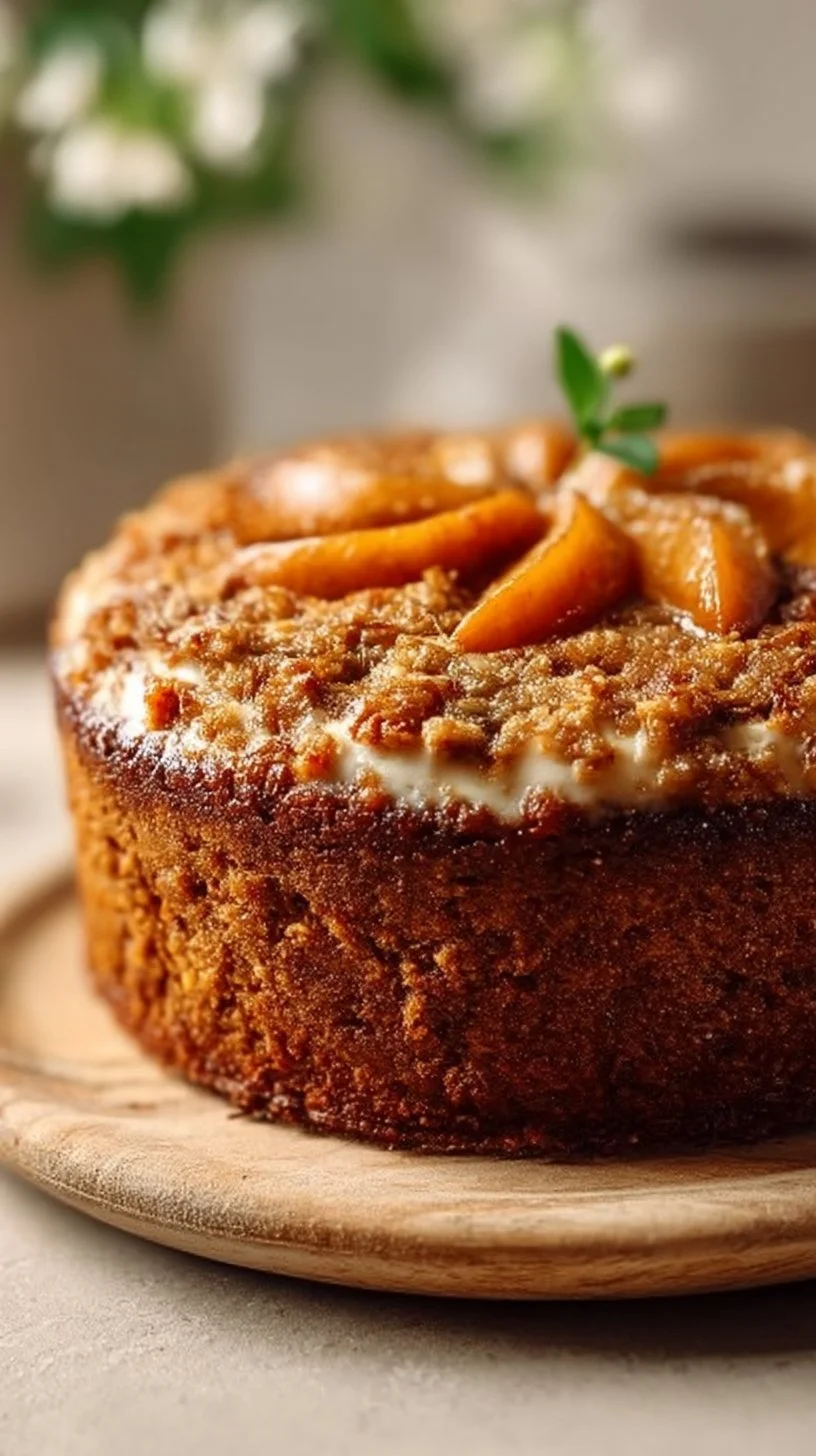 Oat, Apple, and Carrot Cake
