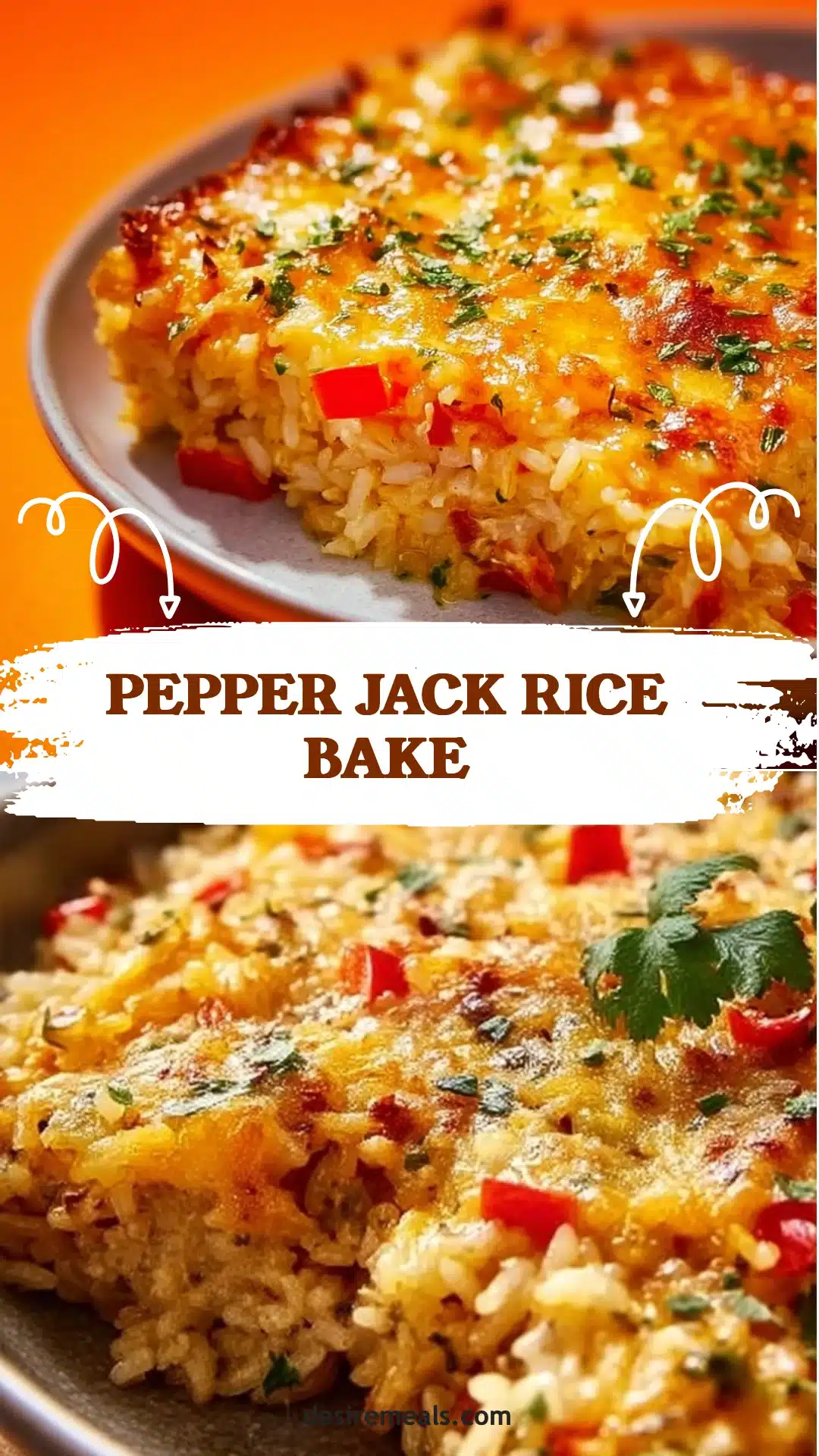 Pepper Jack Rice Bake