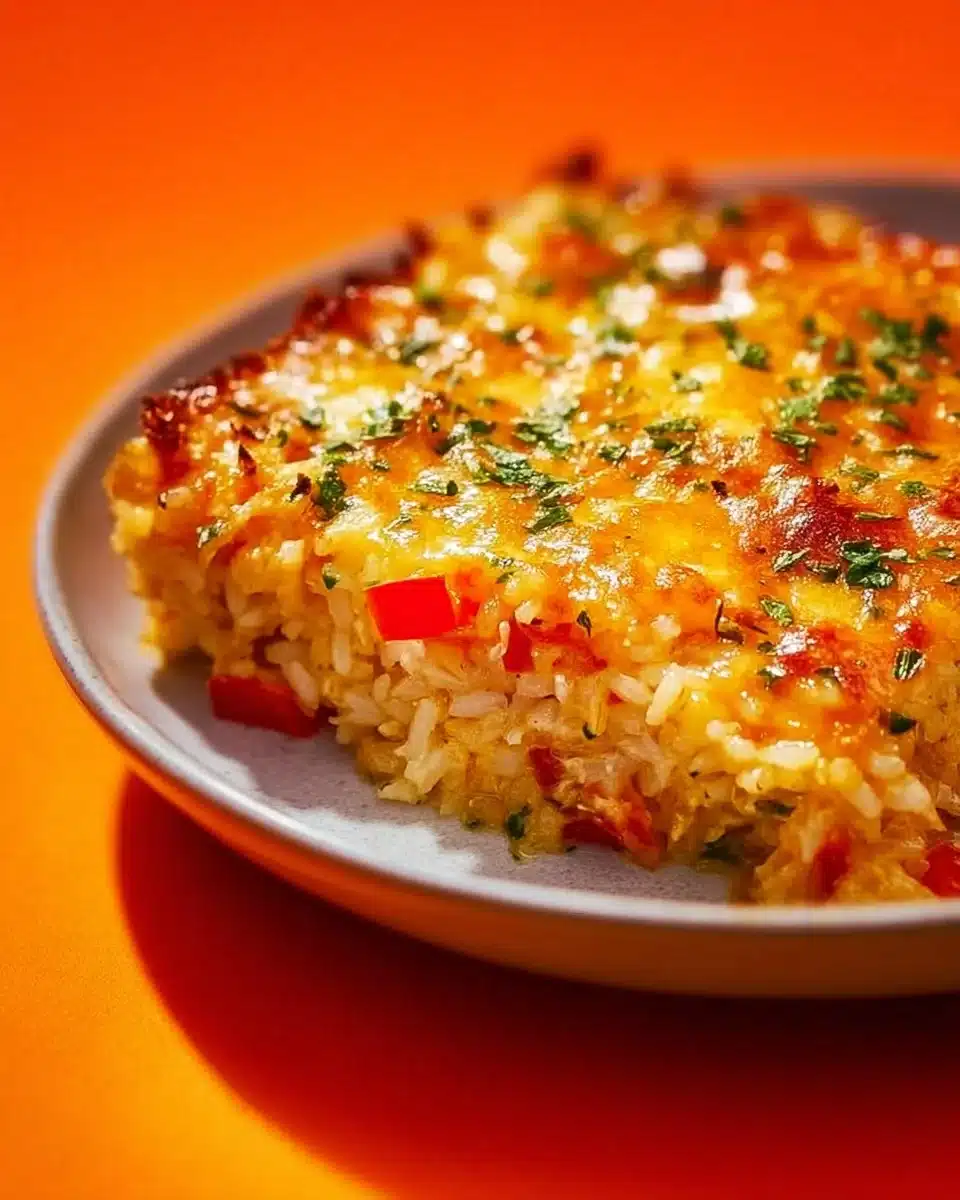 Pepper Jack Rice Bake