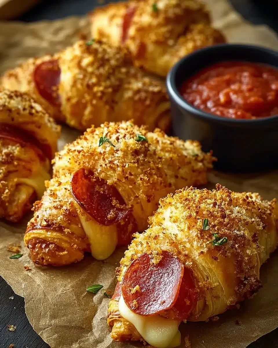Pepperoni and Cheese Crescent Rolls
