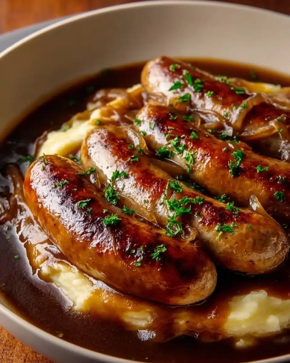 Sausages in Gravy