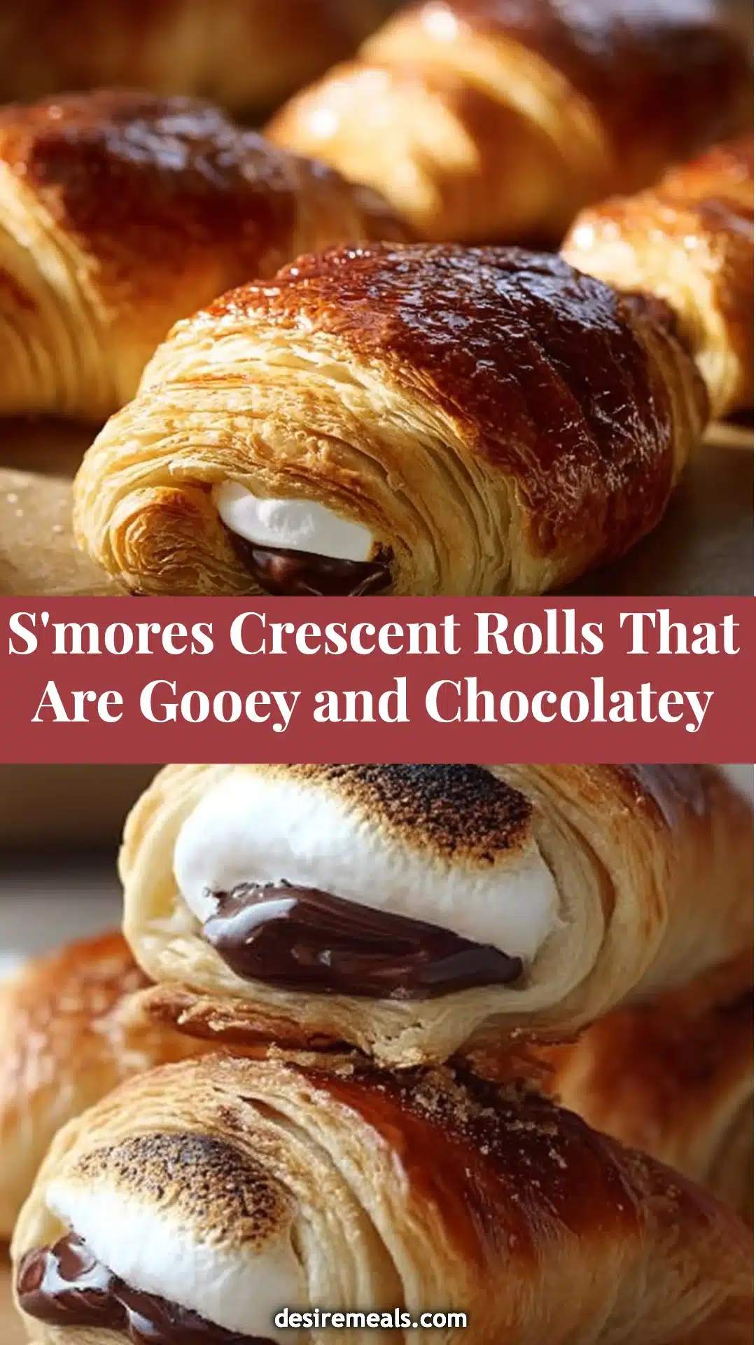 S'mores Crescent Rolls That Are Gooey and Chocolatey
