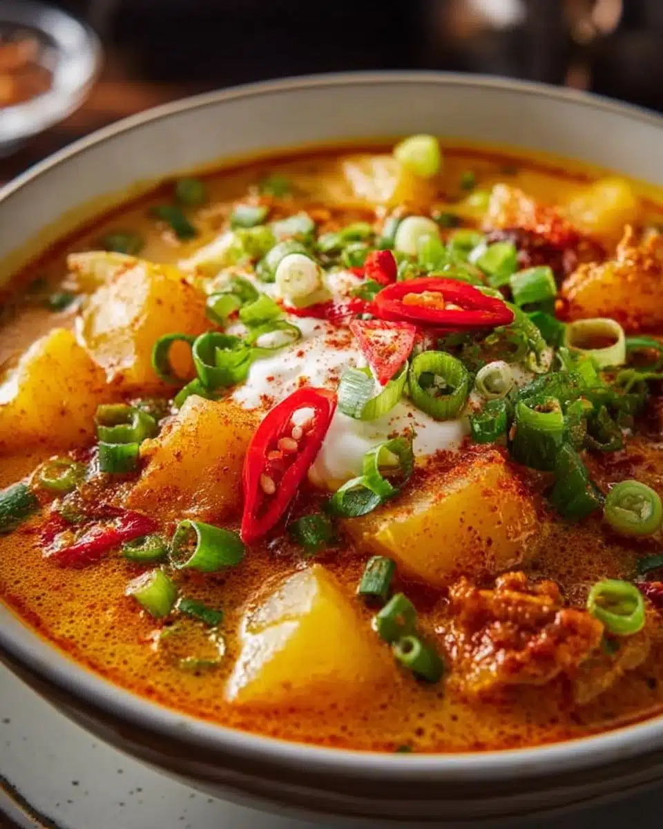 Spicy Cajun Potato Soup: Creamy, Bold, and Irresistibly Zesty!