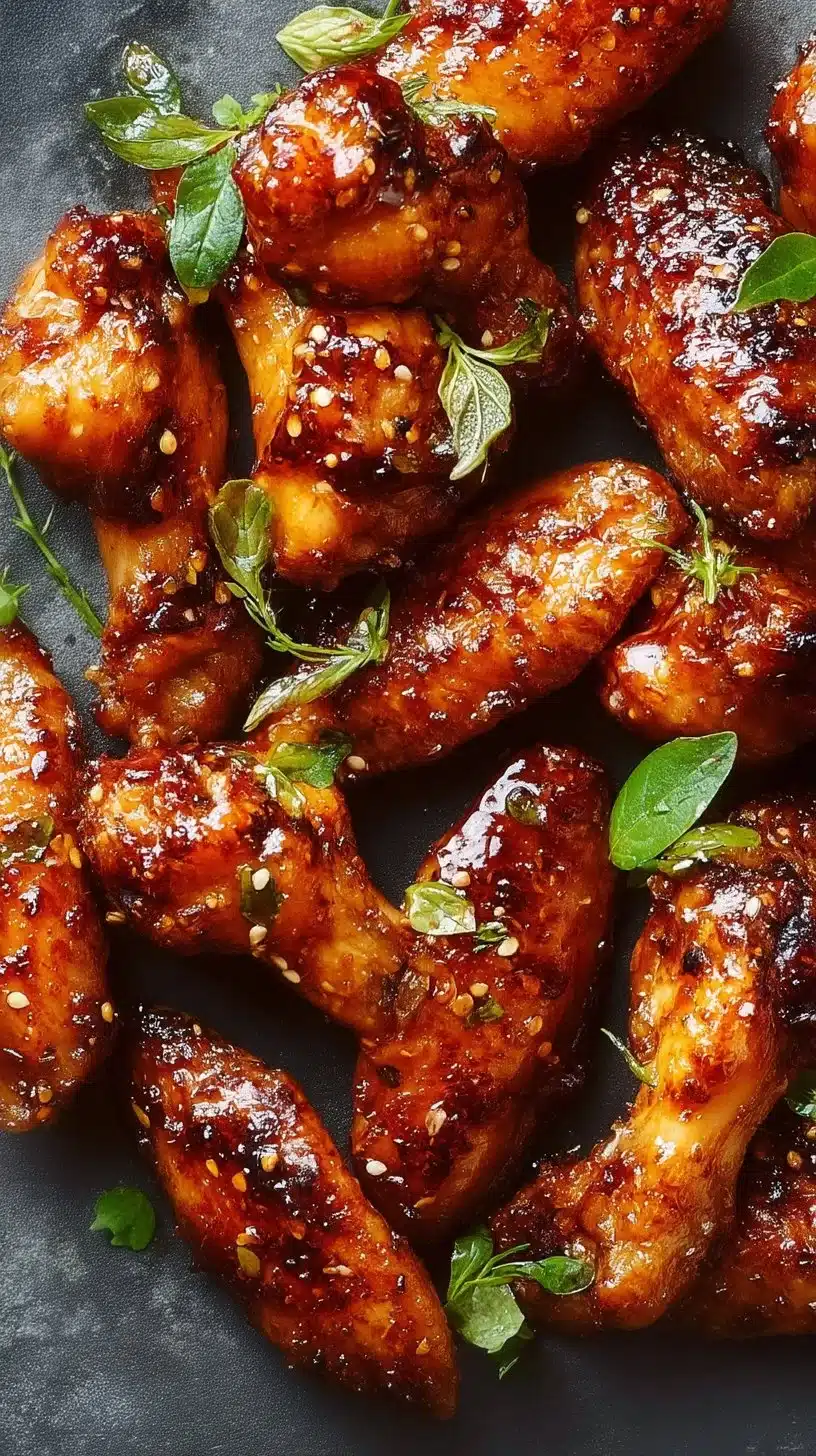 Sweet and Spicy Chicken Wings
