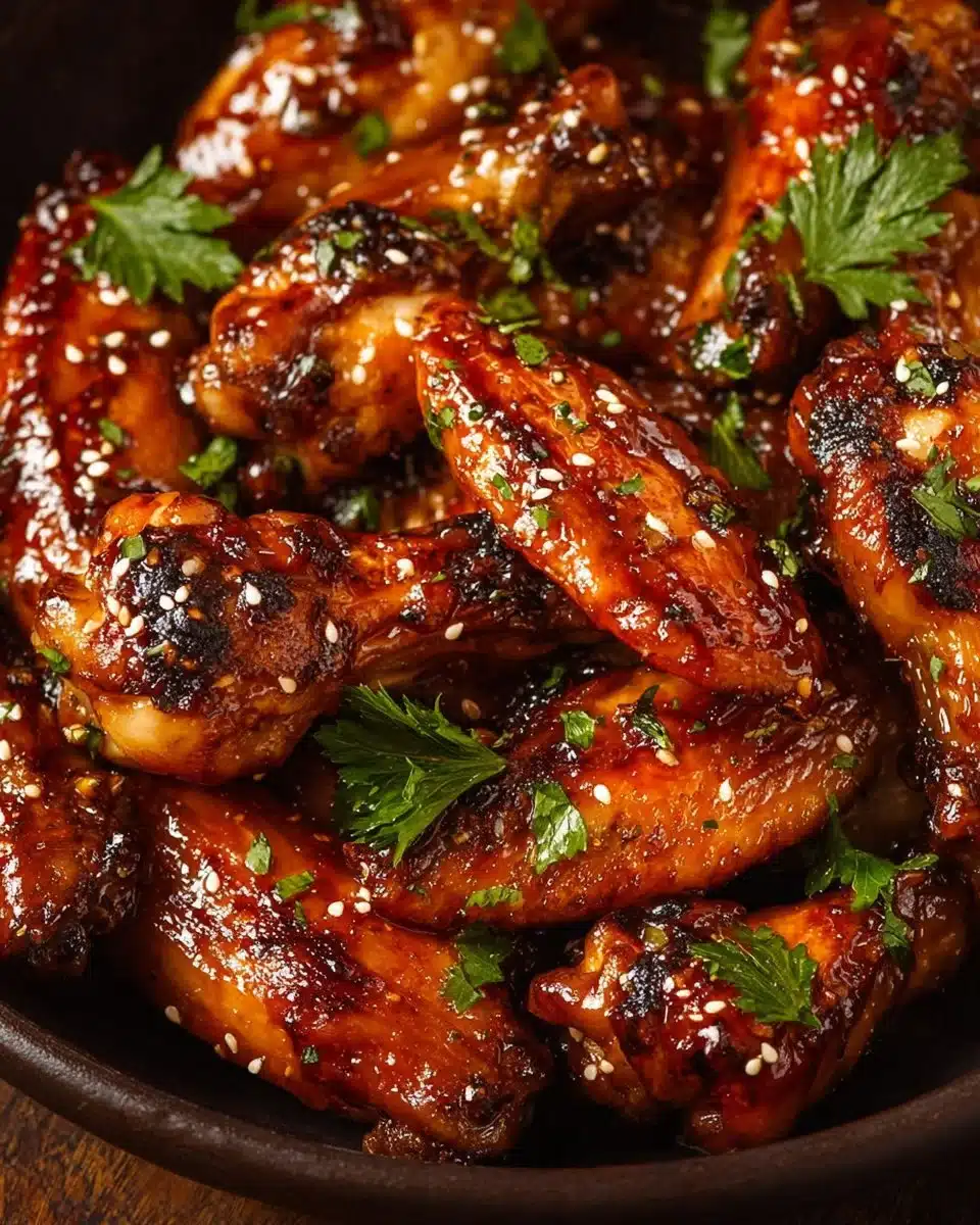 Sweet and Spicy Chicken Wings