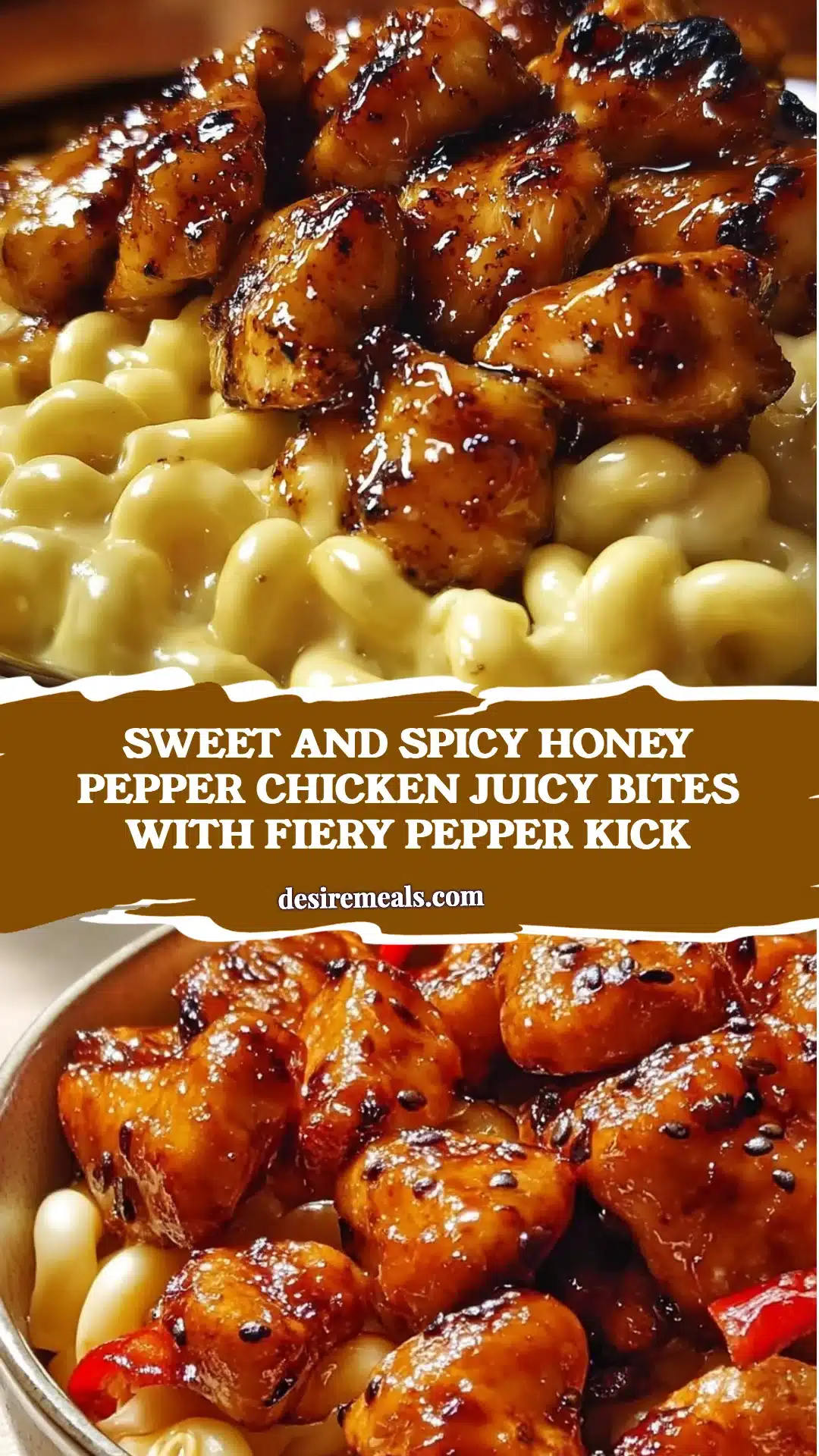 Sweet and Spicy Honey Pepper Chicken Juicy Bites with Fiery Pepper Kick
