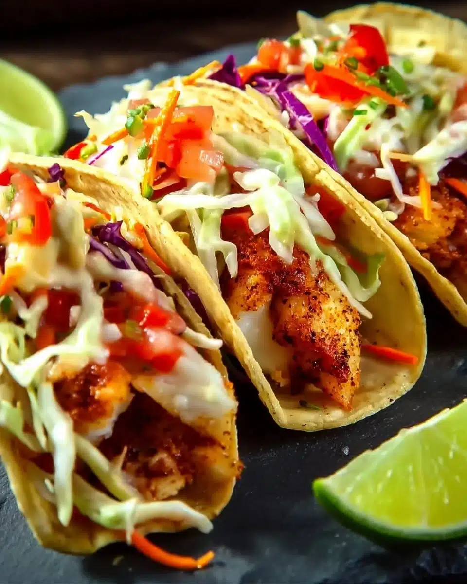 BEST EVER Fish Tacos Recipe