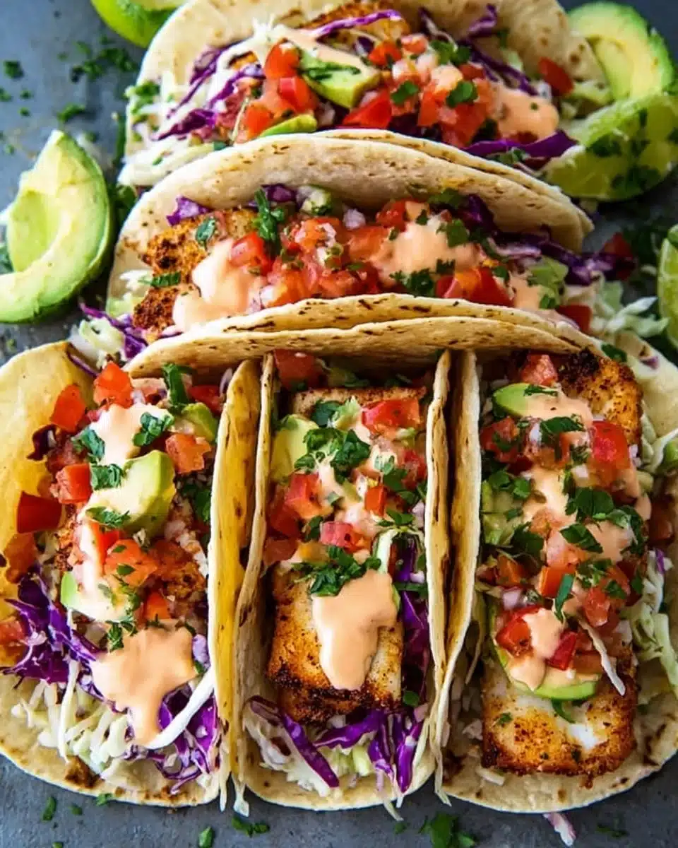 Better Than Takeout Fish Tacos with Best Taco Sauce