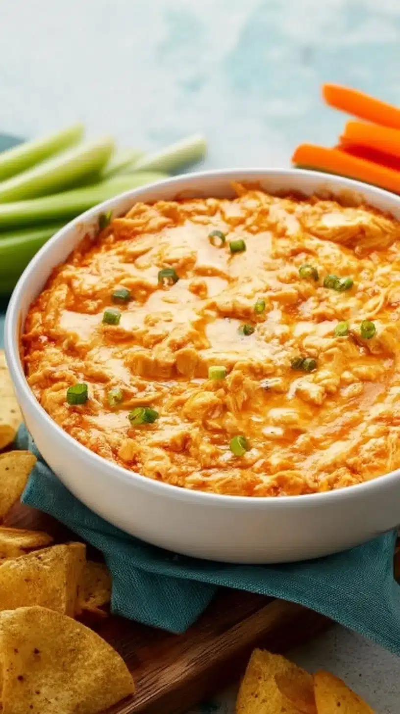 Buffalo Chicken Dip with Canned Chicken