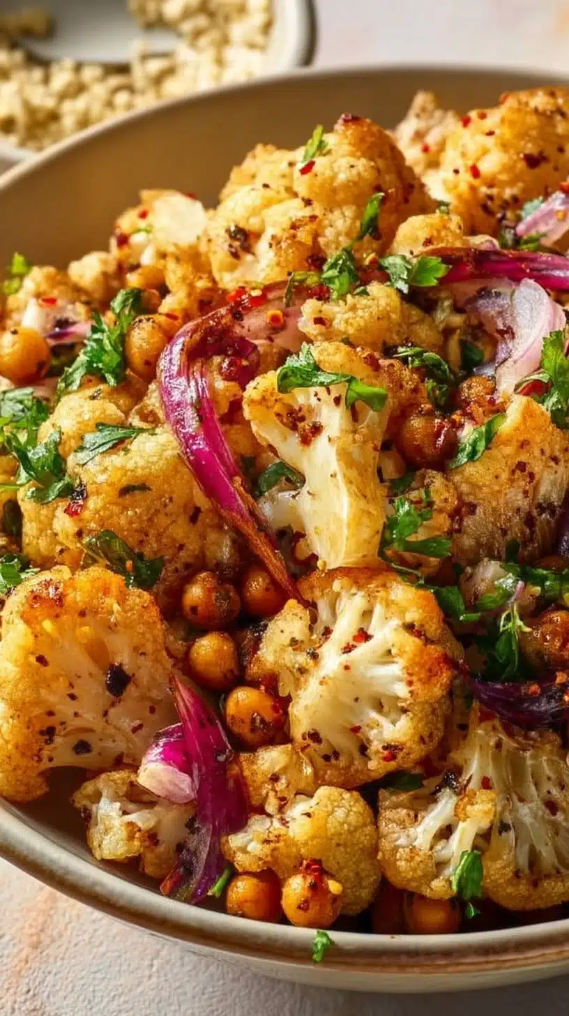 Cauliflower Shawarma Bowl (Easy Sheet Pan Dinner)