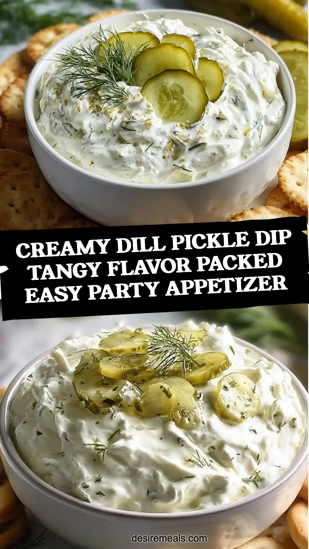 Creamy Dill Pickle Dip Tangy Flavor Packed Easy Party Appetizer