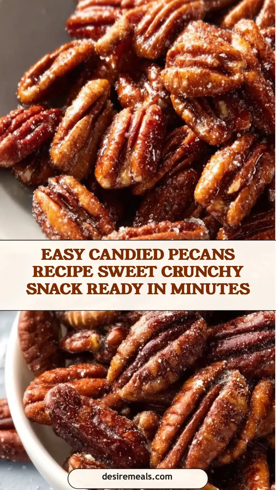 Easy Candied Pecans Recipe Sweet Crunchy Snack Ready in Minutes