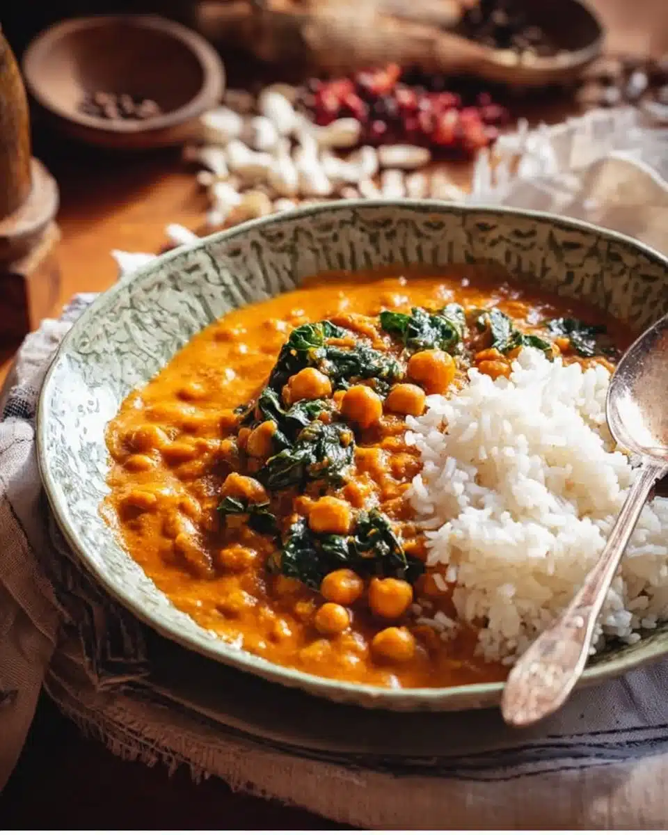 Bowl of Ethiopian Chickpea Stew (Shiro Wat) garnished with herbs and spices
