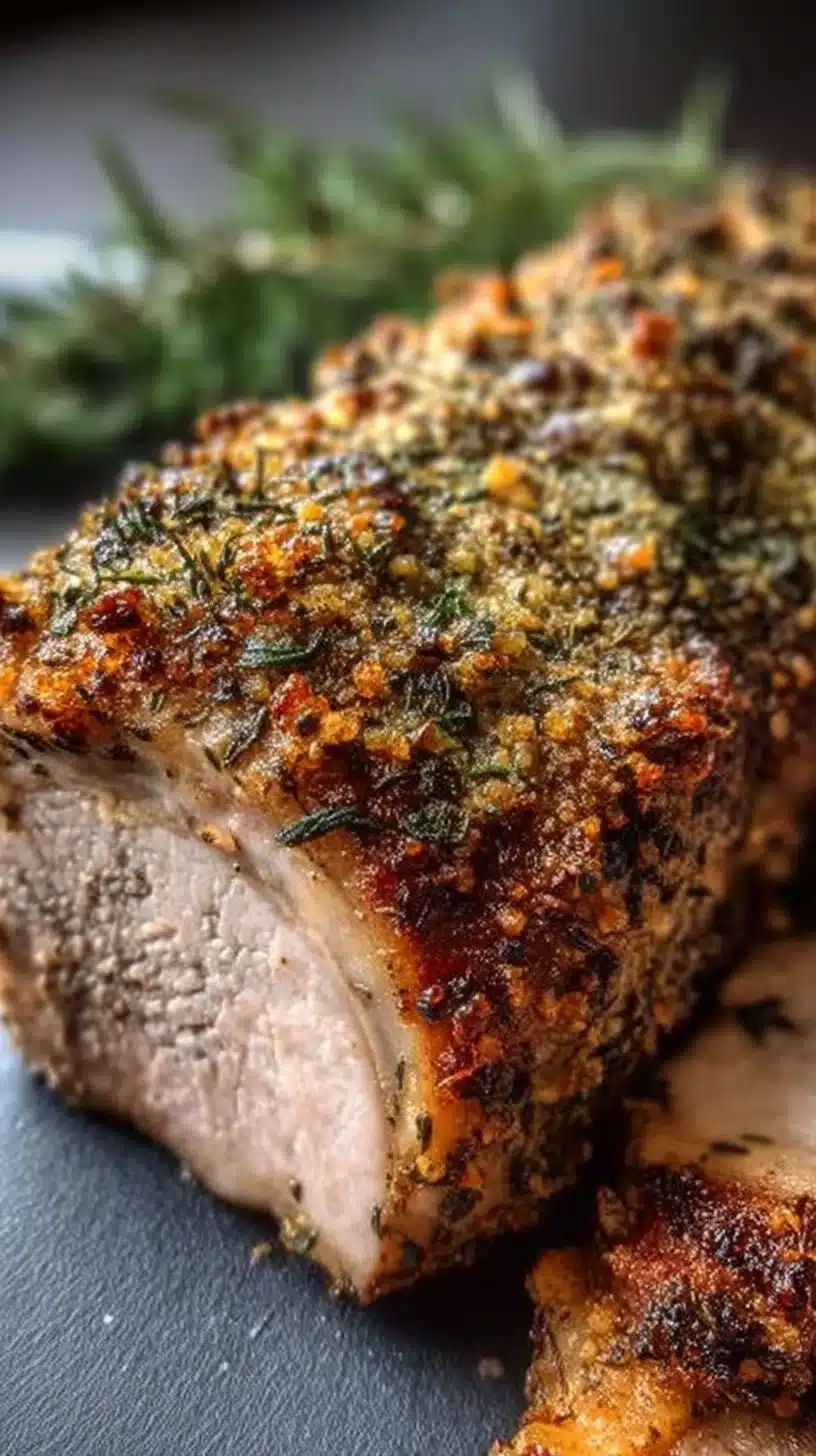 Herb Crusted Pork Loin Roast