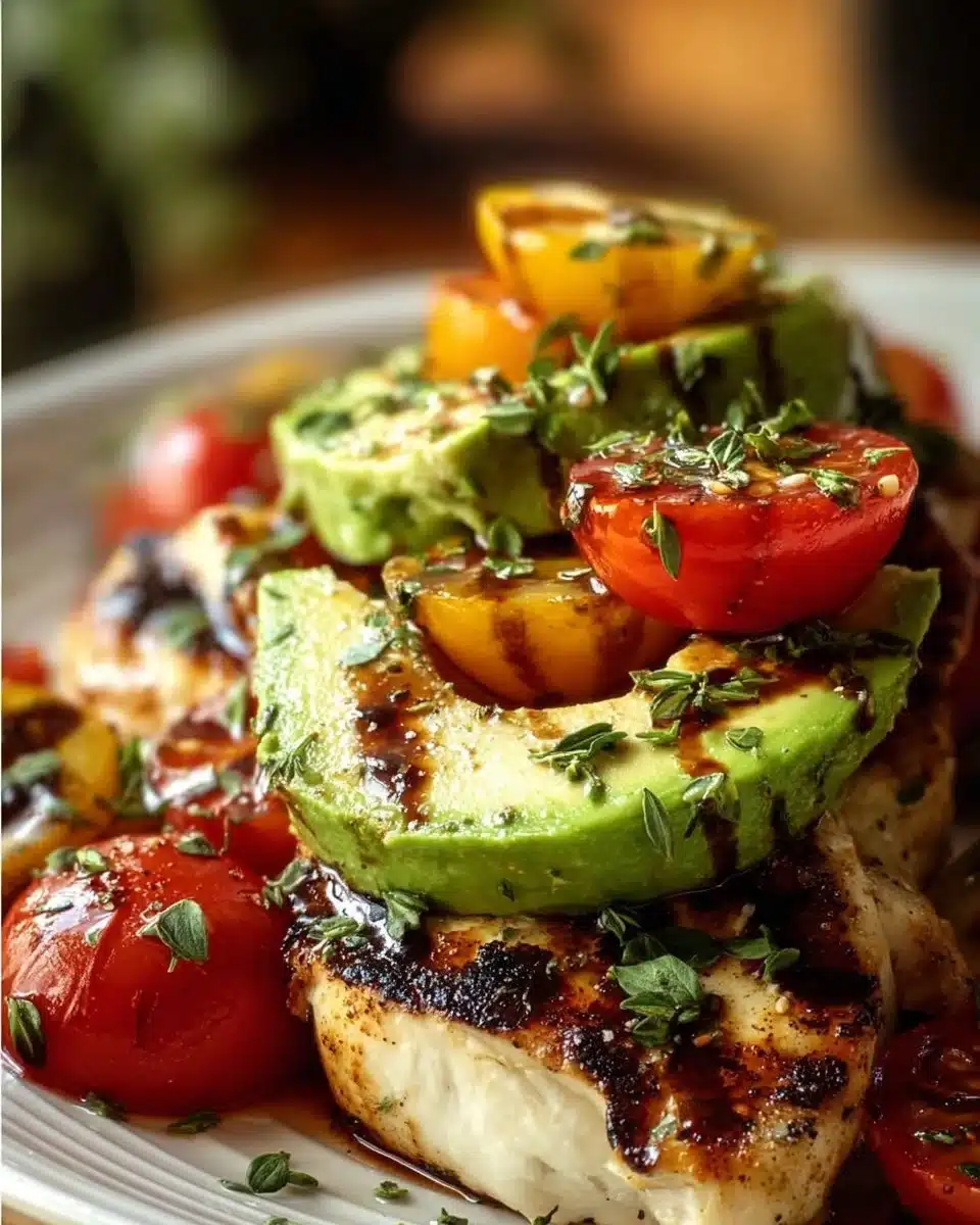Juicy Grilled California Avocado Chicken